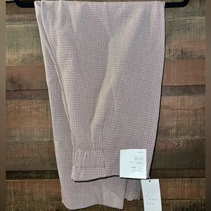 Tapered patterned work pants